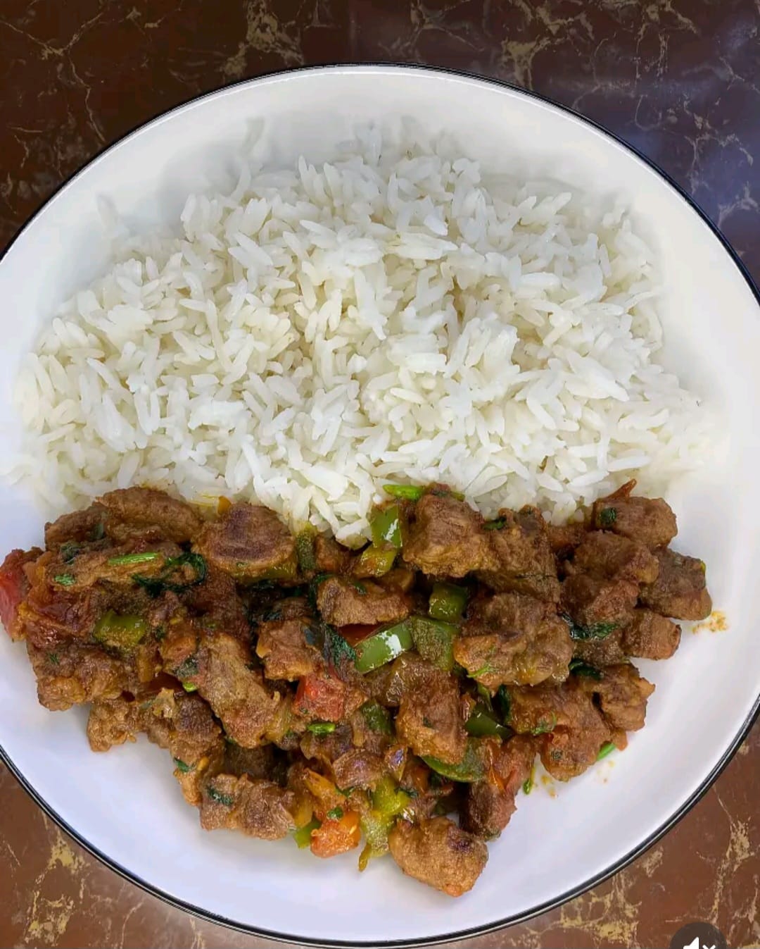 Mbuzi and rice