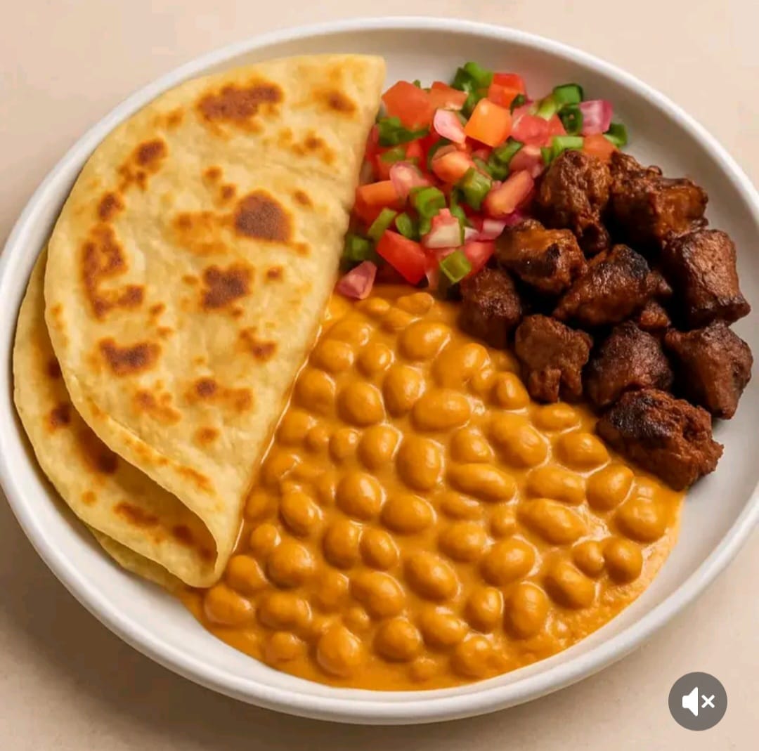 Chapo beans with beef