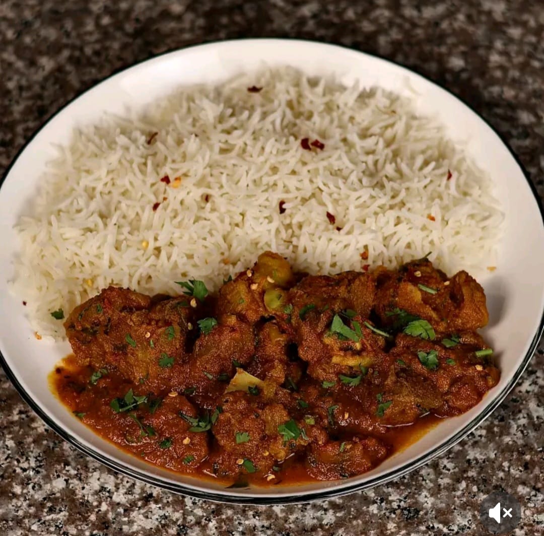 Rice and beef stew