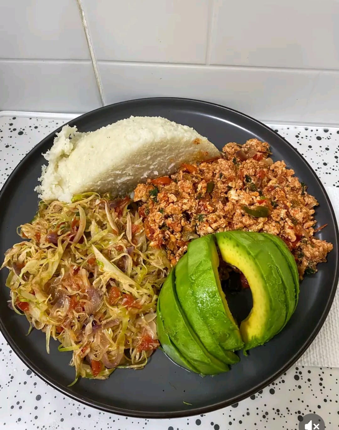 Ugali Cabbage eggs