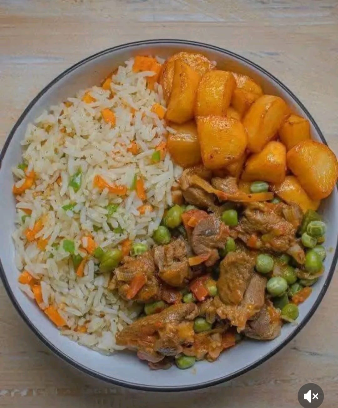 Veggie rice beef waru